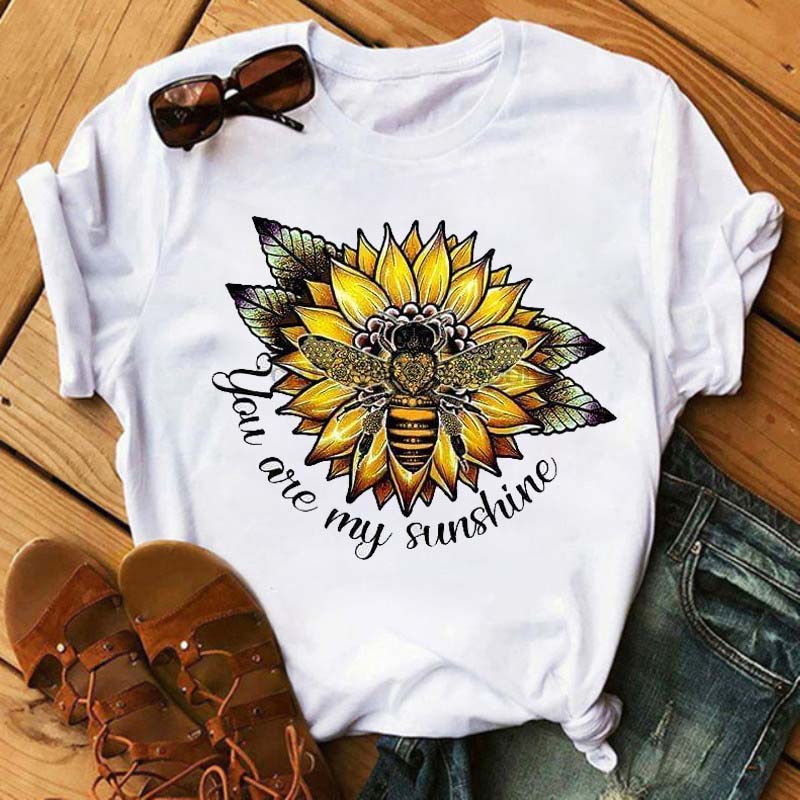 T-Shirts Casual Short Sleeve O Neck 