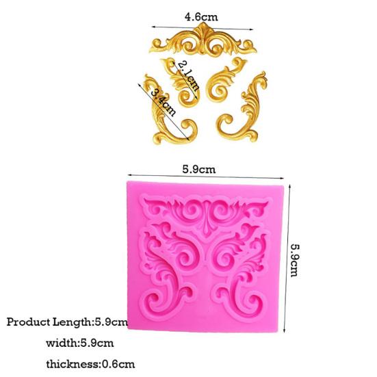 3D Tłoczenie Silikonowe Formy Kremówki Ciasto Czekoladowe Dekorowanie Narzędzie Do Pieczenia