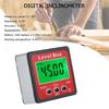 Magnetic Digital Level Angle Finder Inclinometer for Woodworking Car Repairing Angle Tilt Switch with Backlight