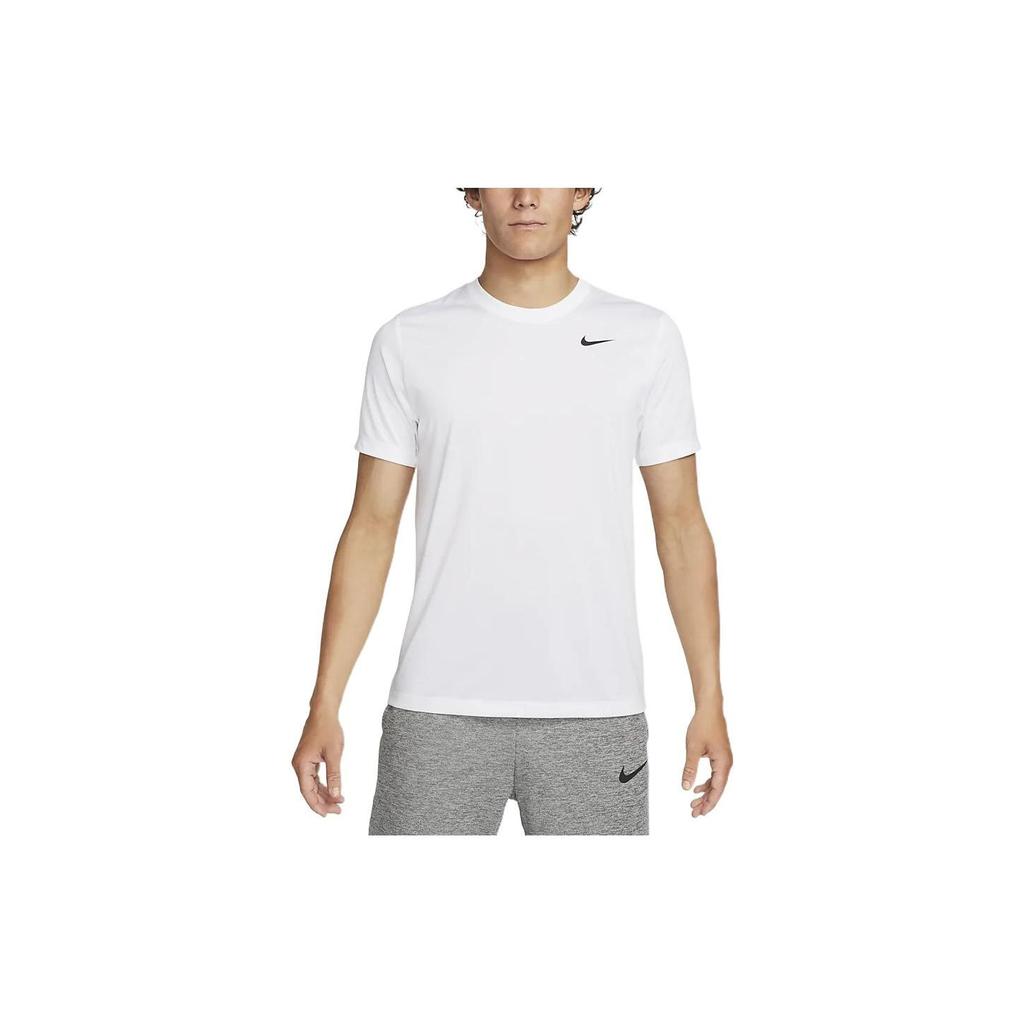 Nike FW22 Solid Color Logo Print Pullover Short Sleeve T-Shirt Men Tops White DX0990-100