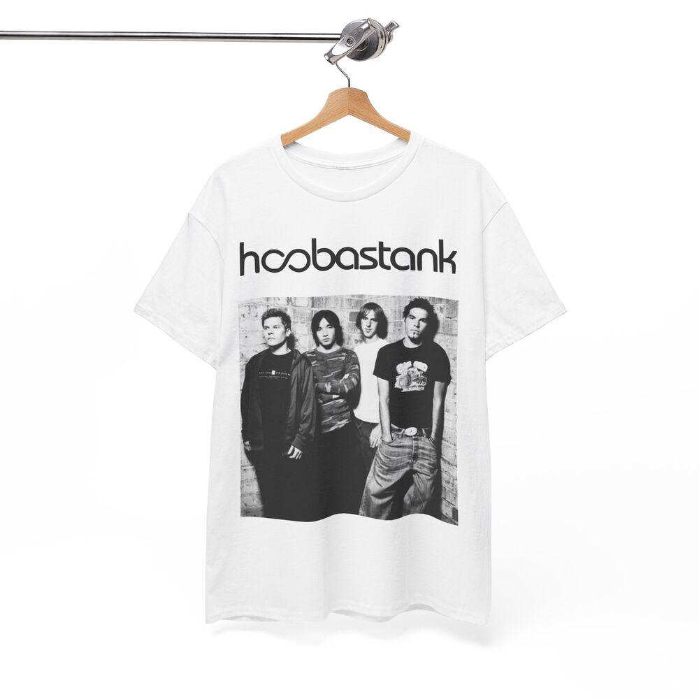 Hoobastank Tshirt Punk Rock Poster Merch Graphic Unisex Heavy Cotton Tee Unisex T-Shirt M