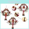 Lively Christmas Decorations Garland In Rattan With Bright Lights For Seasonal Celebrations