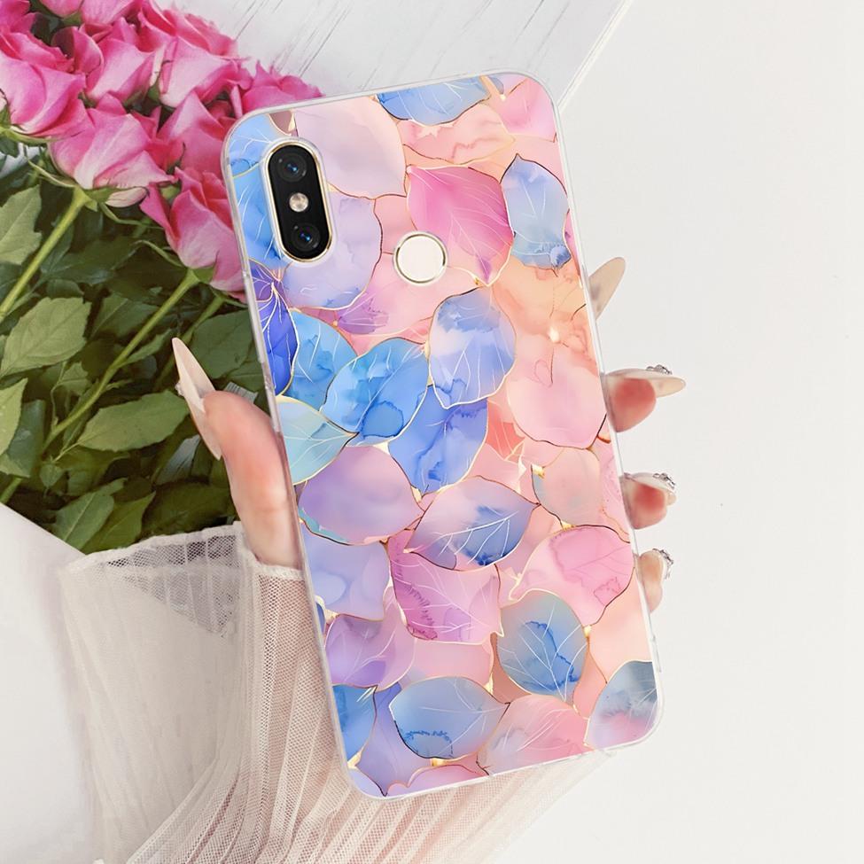 Transparent For Xiaomi Mi 8 Case Cover Luxury Fashion Butterfly Funny Cute Painted Casing M1803E1A