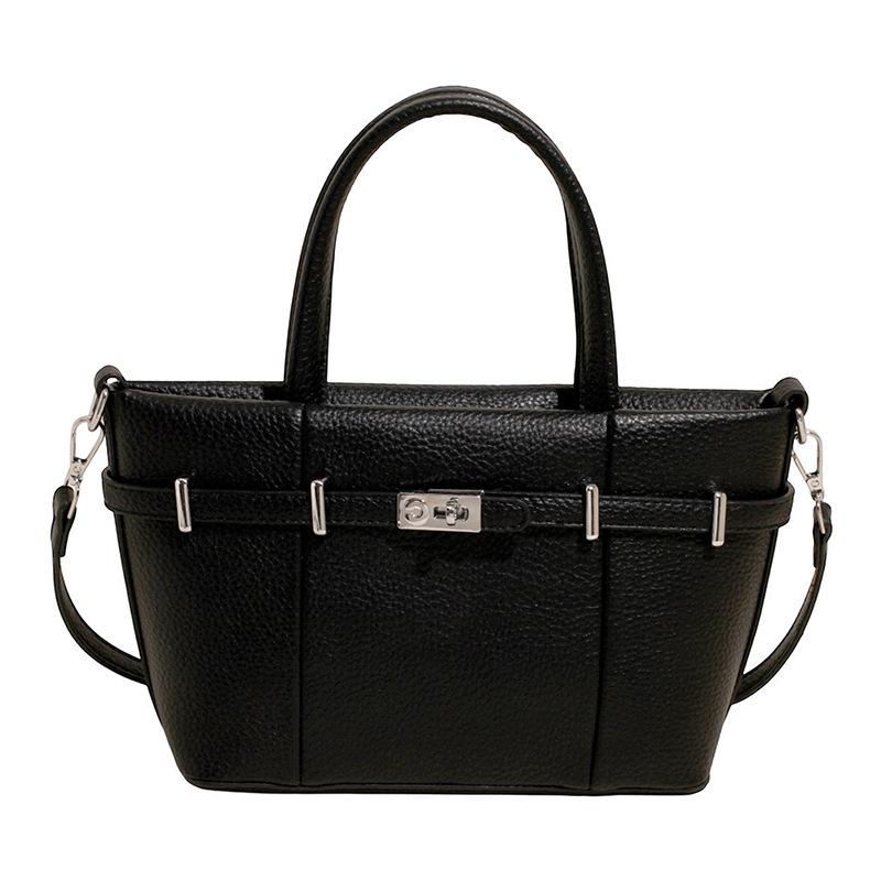 This year s popular fashion temperament business commuter style portable bucket bag high texture casual versatile messenger bag women