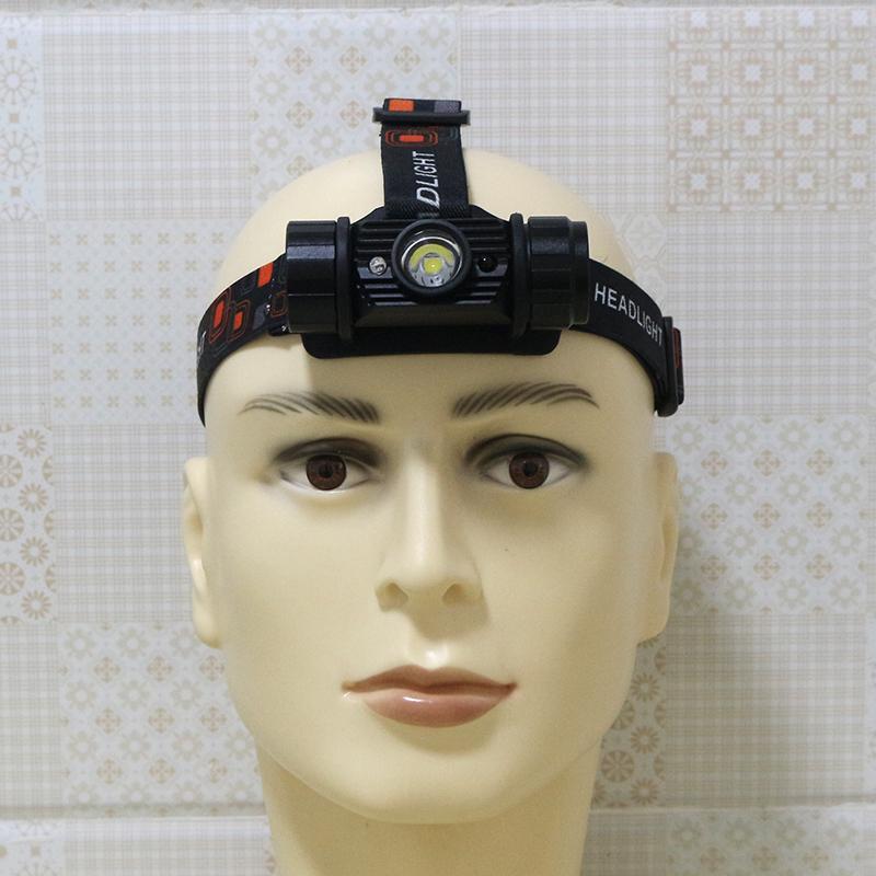 LED Headlamp Mini IR Sensor Headlight Induction Usb Rechargeable Bicycle Riding Lantern Flashlight Head Torch Litwod Lithium Ion