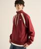Seteo Lawton Half Zip Sweatshirt Burgundy