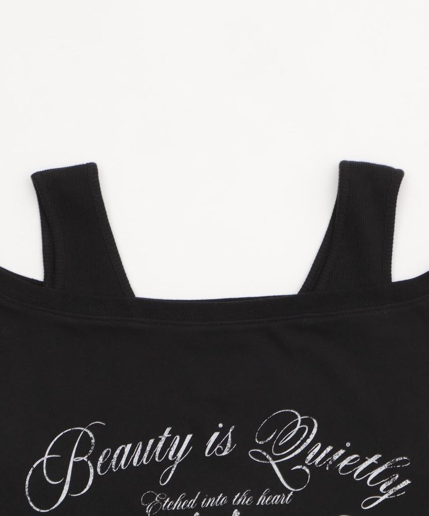 WEGO Short Sleeve Tank Layered Big Summer Korean Size White Women's T-Shirt, Top, Style, Off-the-Shoulder, T-Shirt, Clothes, Streetwear, Style, F,