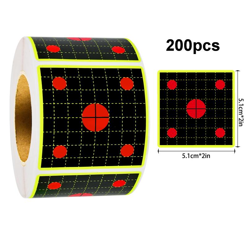 Self Adhesive Splash Shooting Target Paper Square Shape for Portable Outdoor Hunting Training Practice