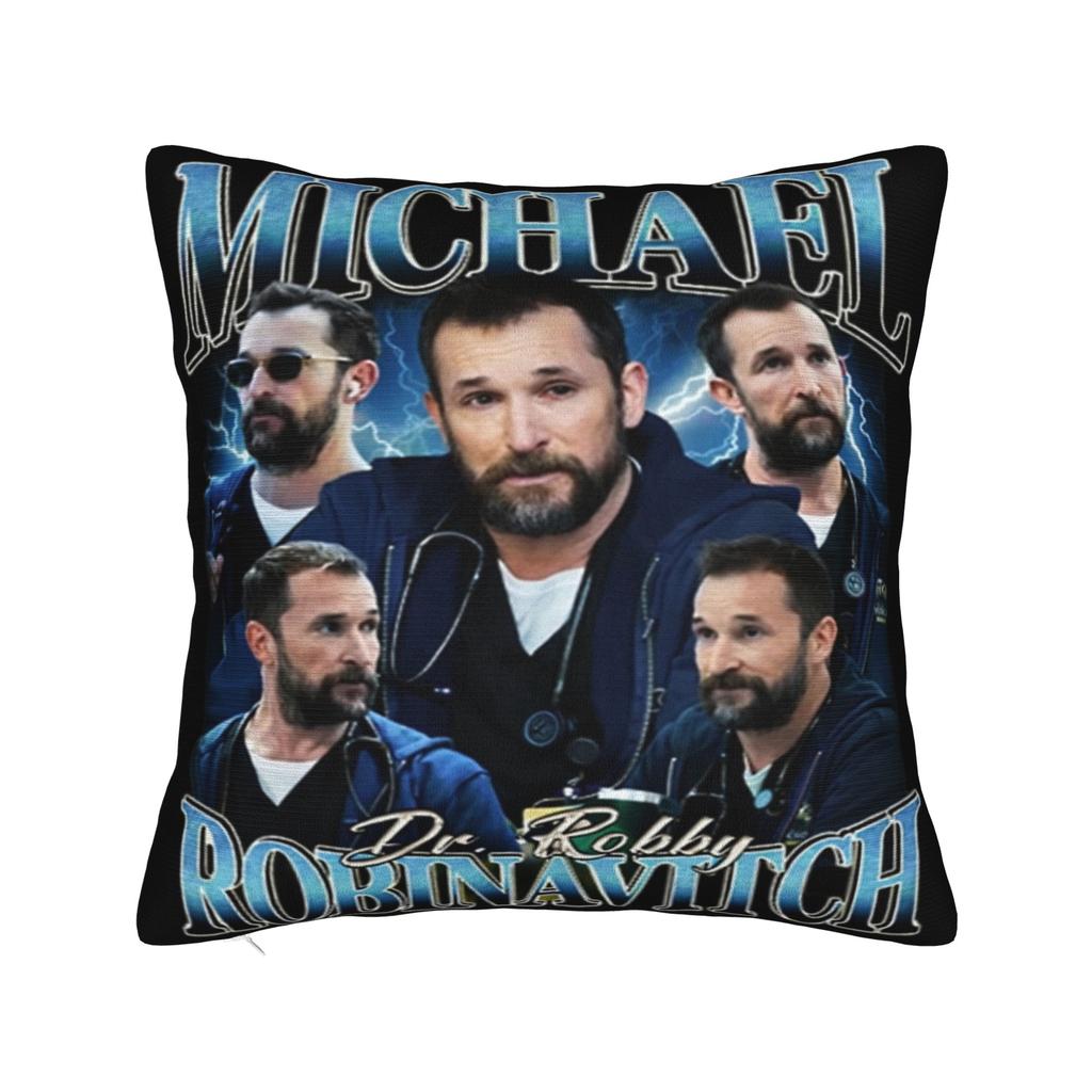 The Pitt Pillow Cover Merch Printed Cushion Cover Gift Dr. Jack Dr. Robby Pillow Case Cover Car Multi-Size