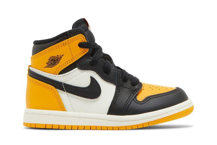 Kids' Sneakers Jordan 1 Retro High OG Taxi (TD) Taxi/Black-Sail
