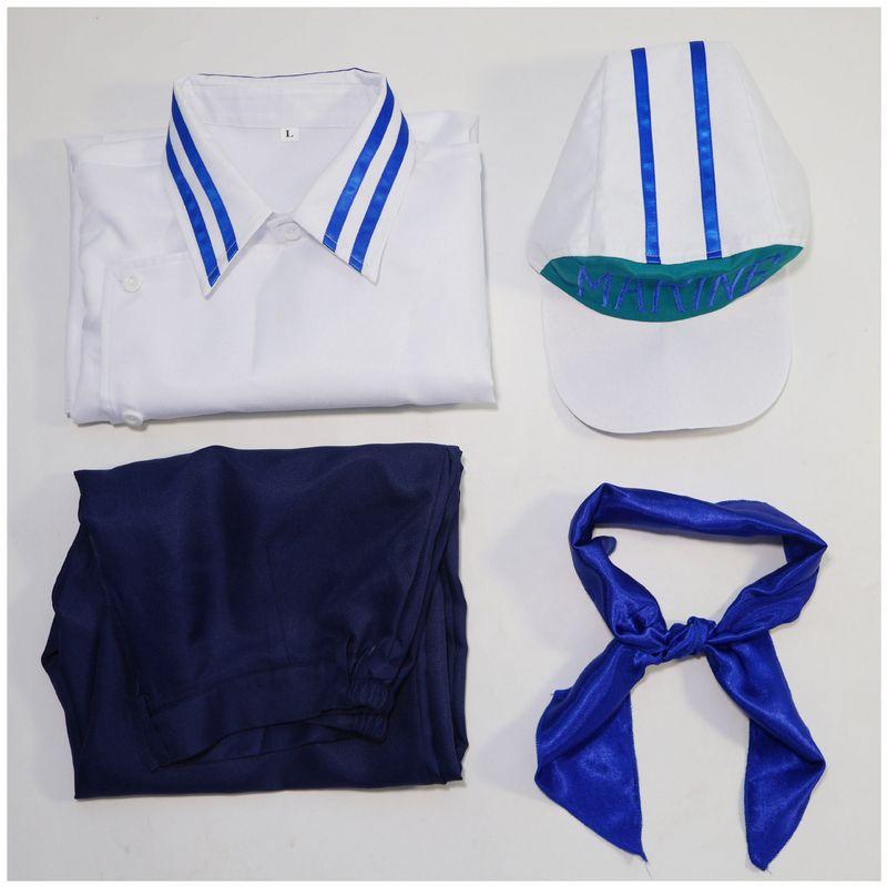 One Piece Marine Corps Soldier Uniform Shirt Anime Cosplay Men's Clothing