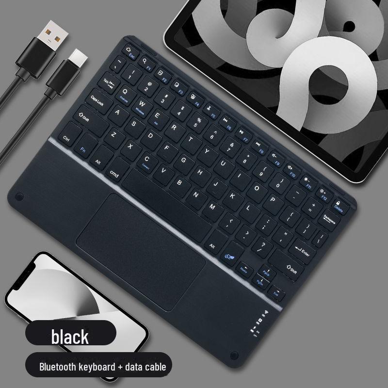 10-Inch Wireless Bluetooth Keyboard & Mouse Set for iPad, Mobile Phone, and Tablet