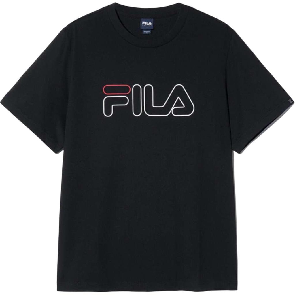 Fila T Shirts Unisex Black Crew Neck Moderate FS2RSH2102X-BLK