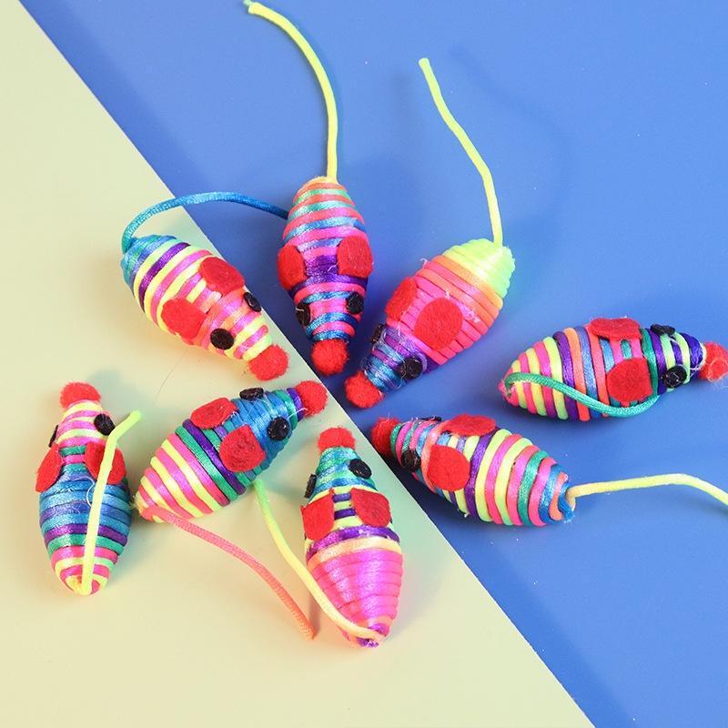 SEE KEAN Plush Mouse Cat Toy Set