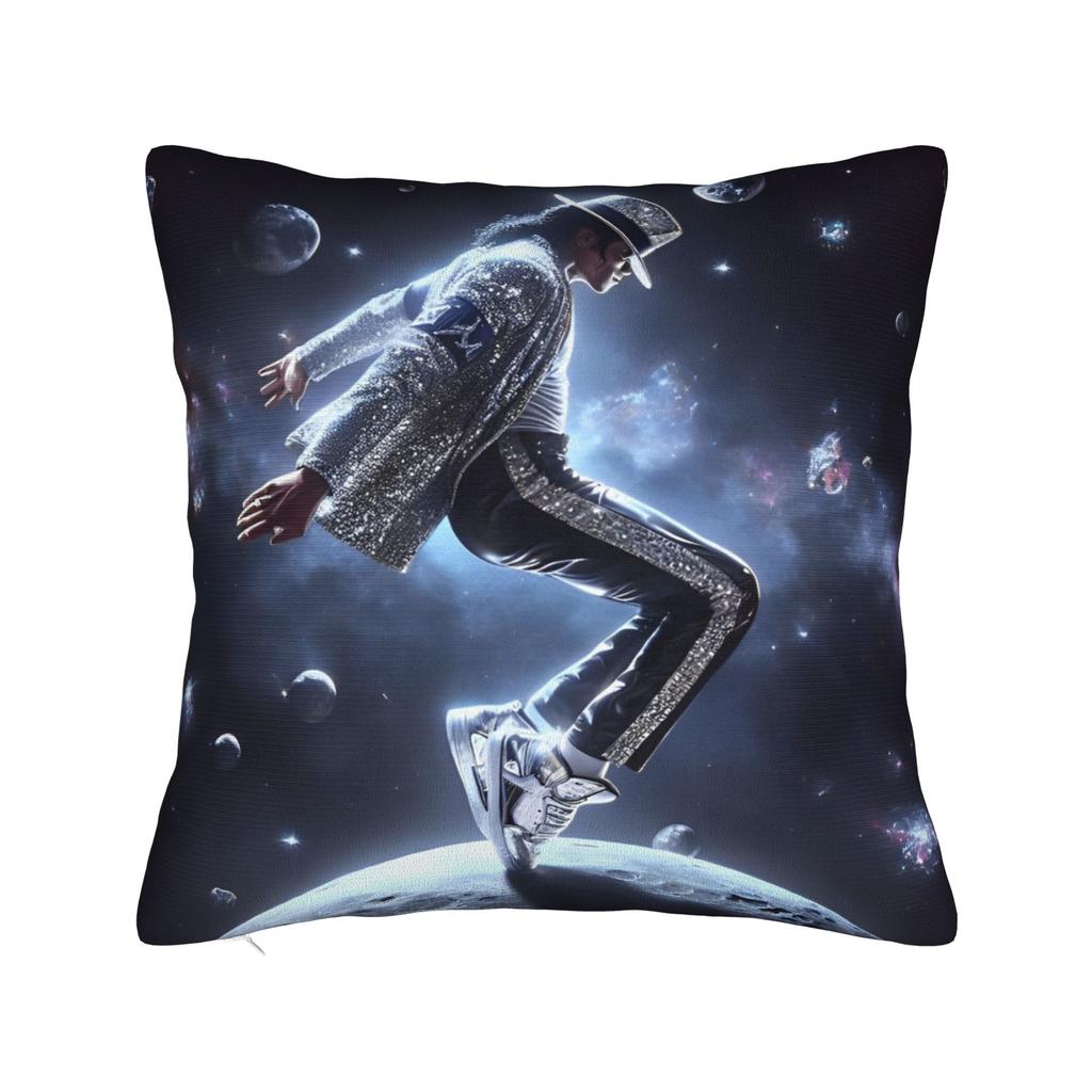 Beat It piano MJ king of pop Square Pillow Cases Cushion Cover Awesome Zippered Decor Pillowcase for Home 18"x18"