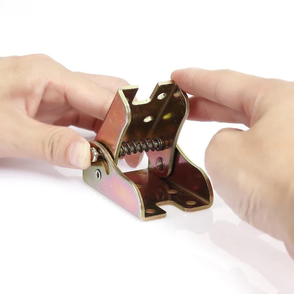 Selbstverriegelnde Klappscharniere Stahlfüße Selbstverriegelnde Scharniere Langlebig Praktisch Multifunktional Praktisches Hardware-Zubehör