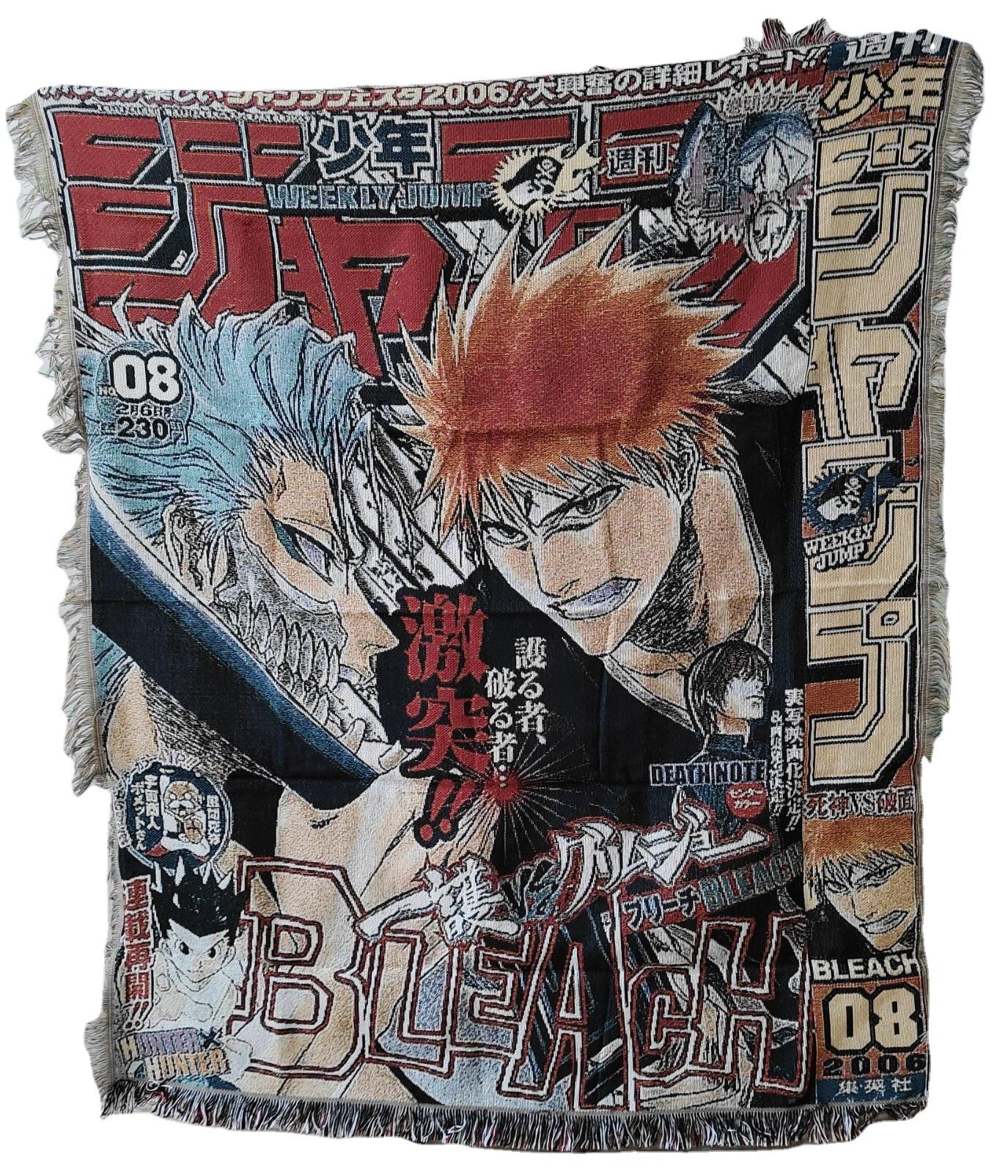 Low MOQ Custom Woven Jacquard Blanket Custom Rug Custom Anime Tapestry Woven Blanket 130*160cm