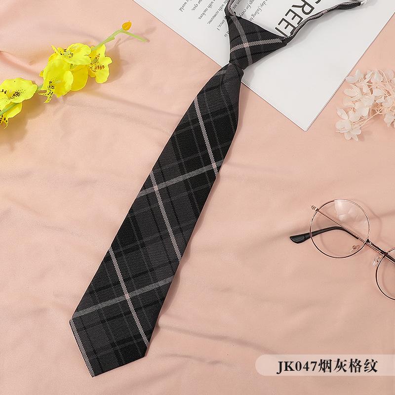 Japanese Plaid Black Bow Tie Collar Rope Women'S Necktie College Wind Streamer Jk Bow Shirt Ins Sailor Suit