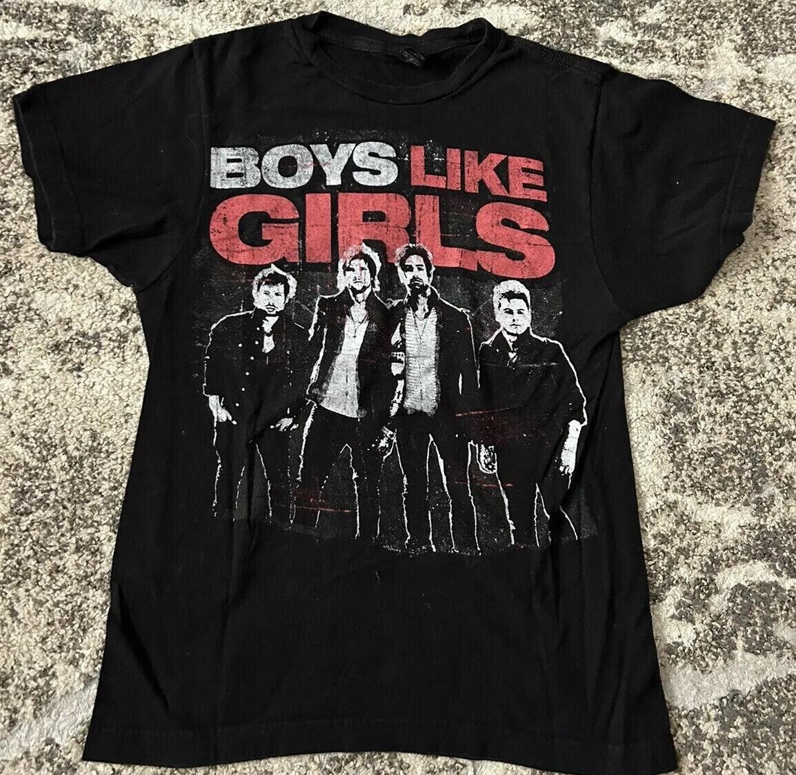Vintage Boys Like Girls Band 2012 Tour Black Shirt Unisex TU006 M