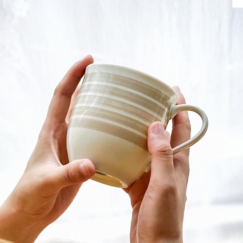 OLOEY Japanese Ceramic Coffee Mug with Lanyard