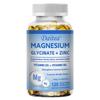 Maximize absorption with Magnesium Glycinate, Zinc, Vitamin D3, and B6 supplements - For healthy sleep, nerve, and bone health. 120 tablets, 1 pc