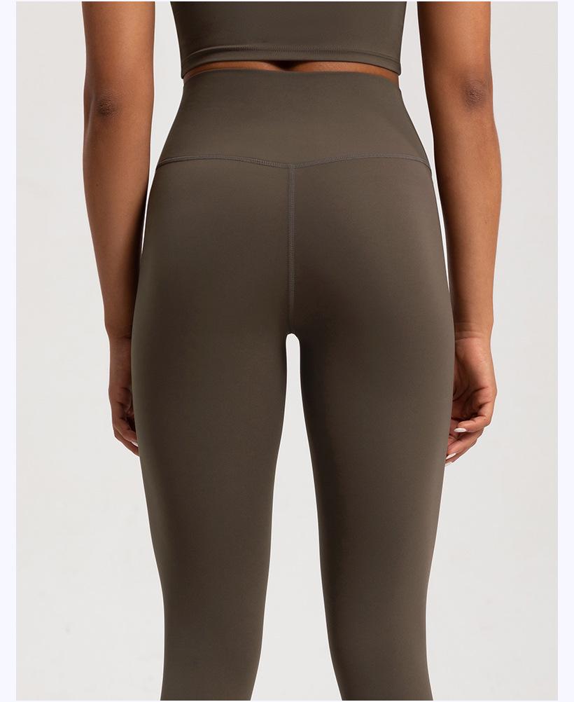 Women's High-Waist Plus Velvet Yoga Pants - Warm, Hip-Lifting, Thick, Elastic Leggings for Autumn/Winter Fitness