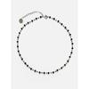 [Surgical] Ball & Black Crystal Choker