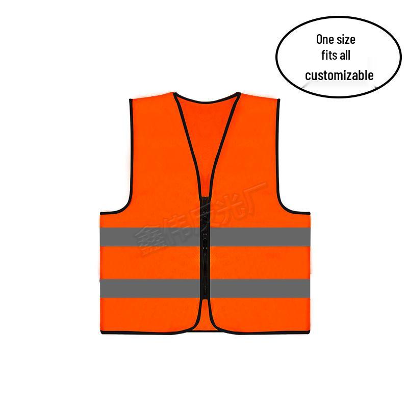 High-Visibility Reflective Safety Vest for Traffic and Construction Workers