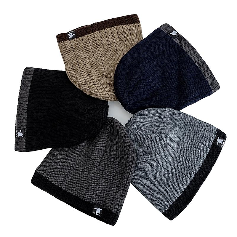 New Style Unisex Winter Hats Cap Plush Fur Lined Warm Streetwear Beanies For Men Woman Casual Winter Skiing Cap Knitted Hats