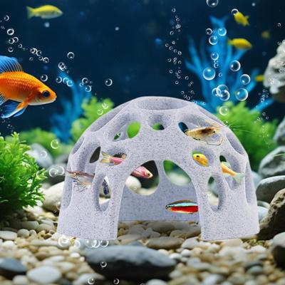 Aquarium Höhle Fische Garnelen Unterschlupf Haus Verstecke Aquarium Dekoration Kleine Fische Versteckwerkzeuge Fisch Ruheplatz Aquarium Zubehör