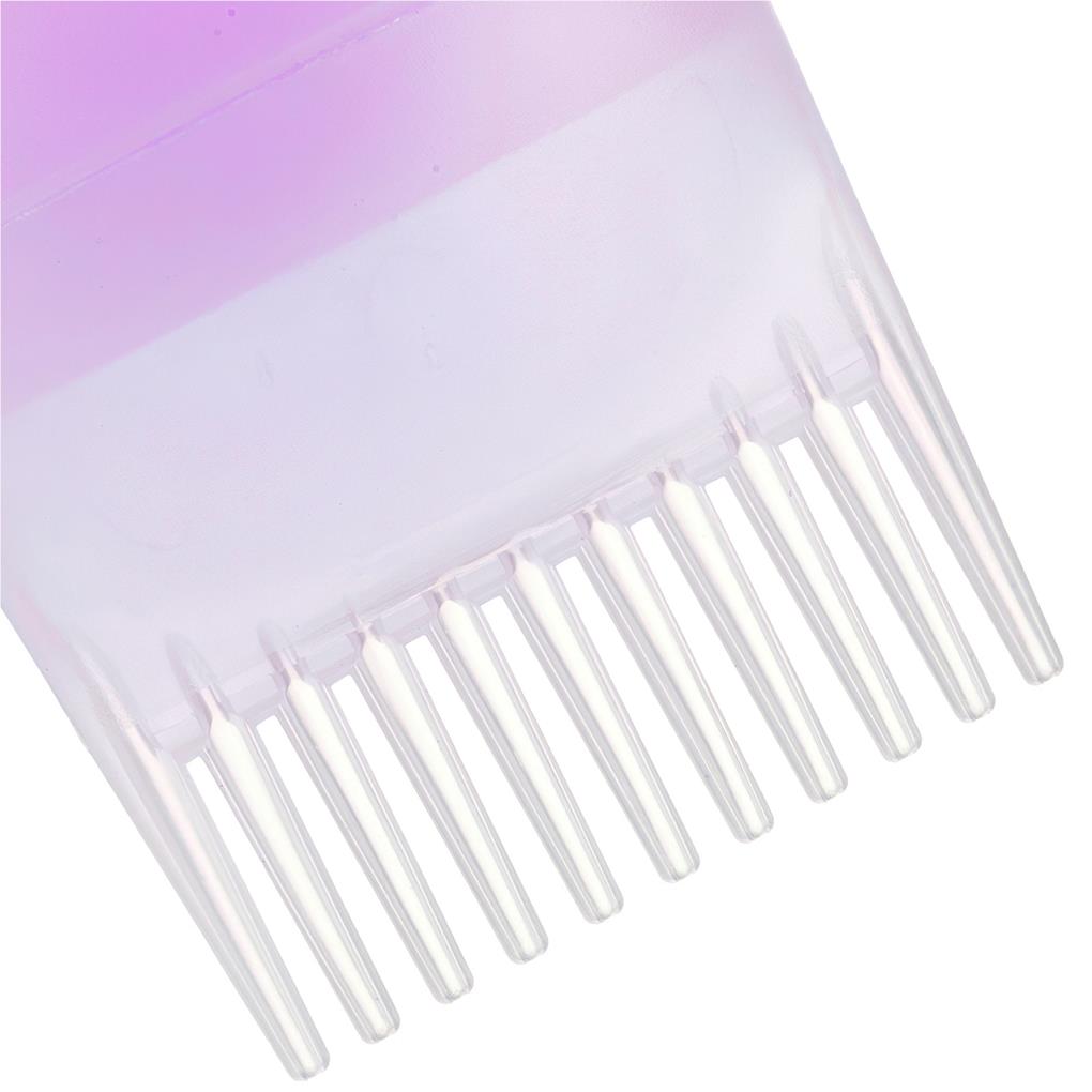 Root Comb Applicator Bottle with Graduated Scale Reliable Hairstyling Tool Scalp Coloring Dyeing Supplies for Home Salon