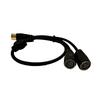 MIDI Sync Breakout Cable Male to Female DIN 5-Pin Splitter Y Adapter MIDI Cable