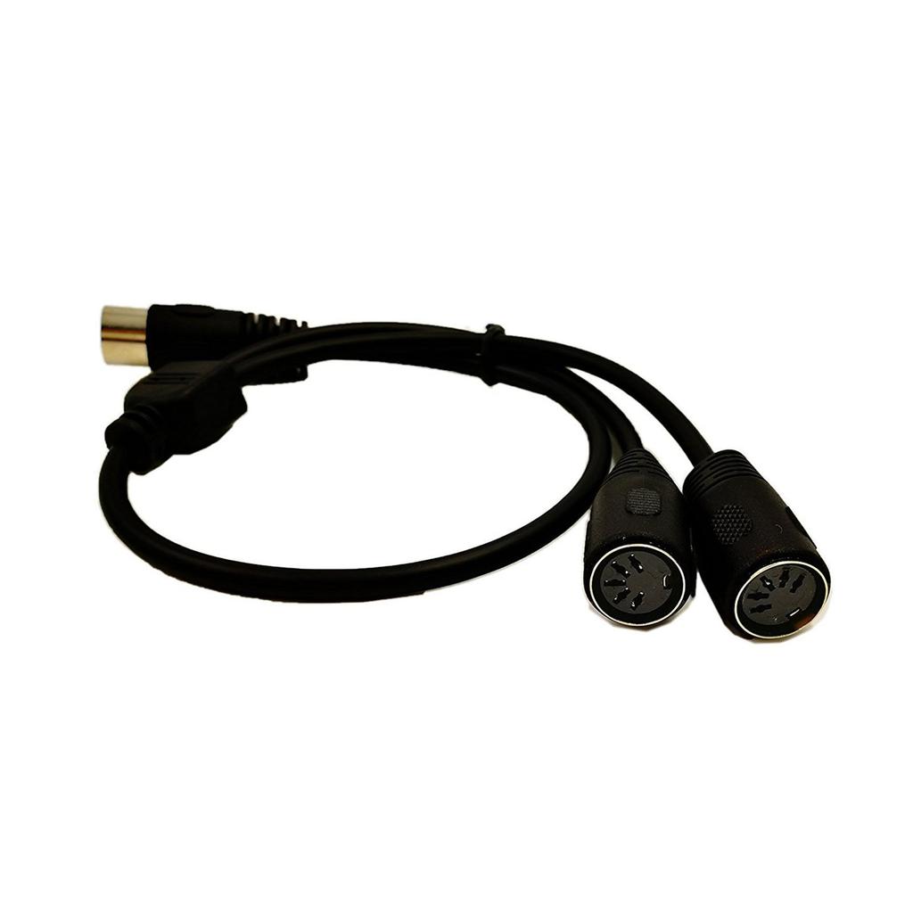 MIDI Sync Breakout Cable Male to Female DIN 5-Pin Splitter Y Adapter MIDI Cable