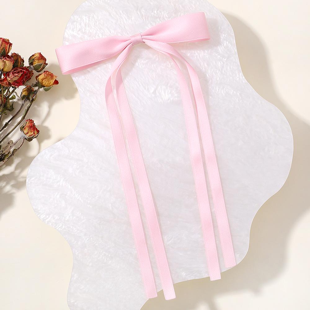 2pcs Vintage Red Velvet Bow Hair Clip For Women Girls Korean Long Tassel Ribbon Hairpins Barrettes Headwear Hair Accessories