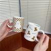 Ins Style Cute Cartoon Bear Ceramic Mug