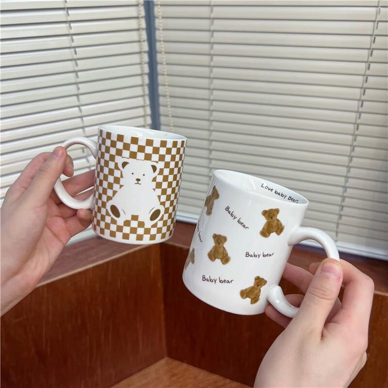 Ins Style Cute Cartoon Bear Ceramic Mug
