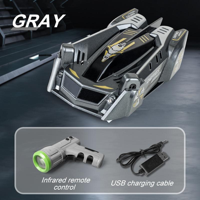 Products Infrared Induction Light-chasing Wall-climbing Car Dual-mode Stunt Remote Control Car Light Charging Children's Toys