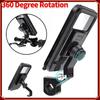 Support de téléphone pour moto Flexible Étanche Support de téléphone pour rétroviseur Forte aspiration Support de téléphone pour vélo pour téléphone 4-7 pouces