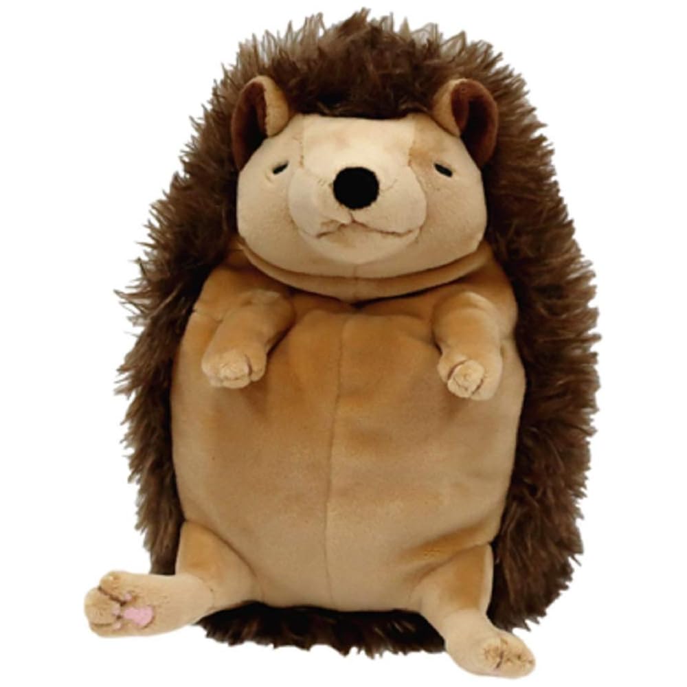 Sinada Global Mochi Series Hedgehog Plush Toy Brown 10x10x17cm Animal MOHR-0230B