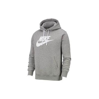 Fleece-Lined Warm Casual Hoodie Men Tops Grey BV2973-063