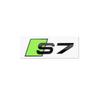 New ABS badge modified sticker TTS TTRS green badge A SQ3 SQ7 S3 S4 S5 S6 S7 S8 RS3 RS5 RS7 trunk letter.Exterior parts
