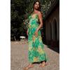 Summer New Sleeveless Slim Fit Strap Sexy Dress for Women Fashion Backless Floral Print Vintage Dresses Women Elegant High Waist Casual Dress 26282