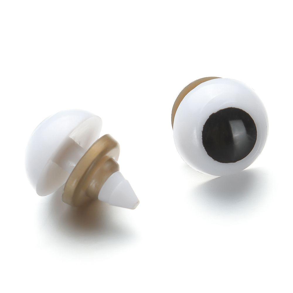 20pcs/10pairs 10/12/14/16/18/20mm For BJD Doll DIY Accessories Safety Animal Toy Eyeball Plastic Eyes Doll Making Crafts