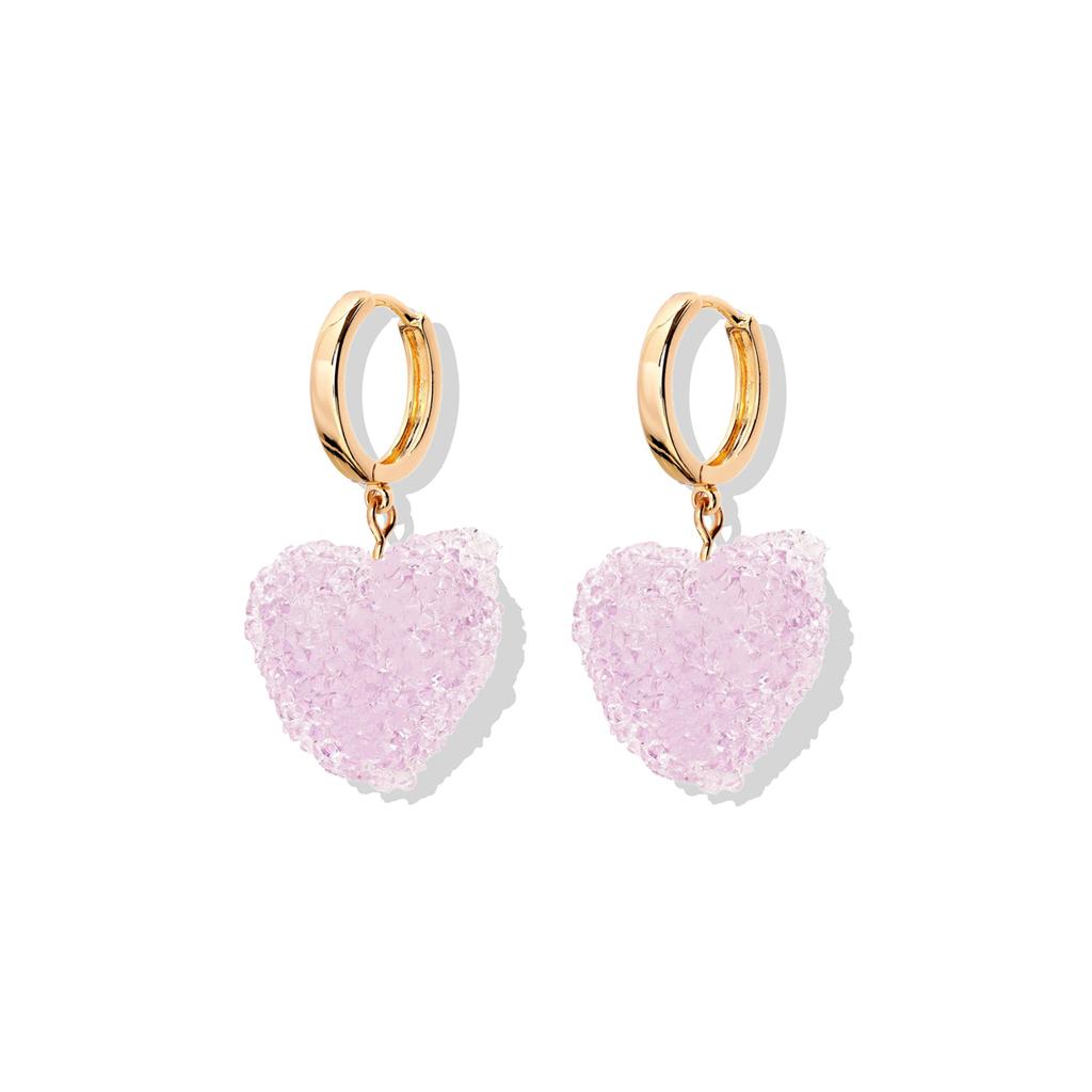 Love gummy earrings for women, light luxury earrings, niche, high-end, temperament, cute earrings, earrings, pendants