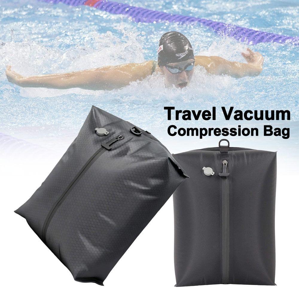 Wasserdichte Reise-Vakuumbeutel Faltbare Gepäck-Vakuum-Aufbewahrungstasche für Koffer Rucksäcke Gepäck