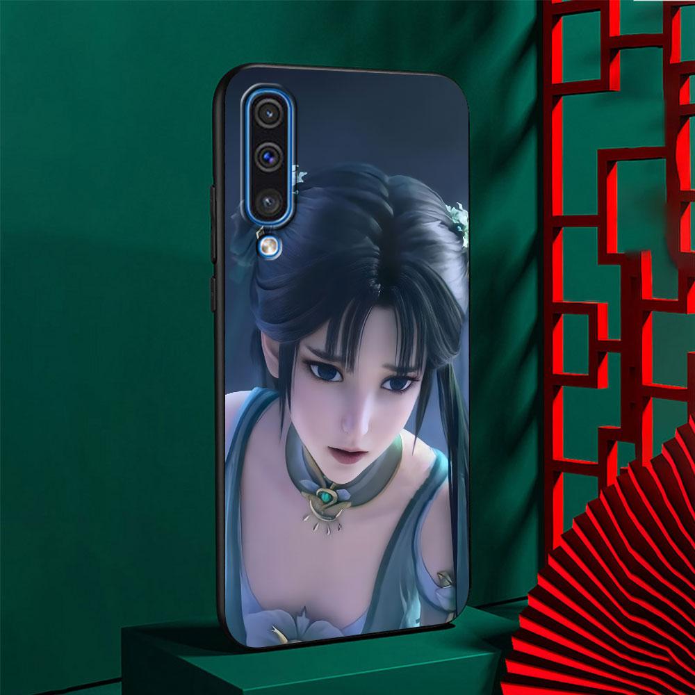 Anime Jade Dynasty Case for Samsung Galaxy A03 A04s A20 A30 A20e A70 A70s A50 A40 A30s A50s A20s A10s A10 TPU Black Phone Cover