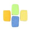 Microfiber Car Cleaning Pad Double Side Leather Scrubbing Sponge Soft Car Detailing Wash Sponge Car Interior Cleaning Tools