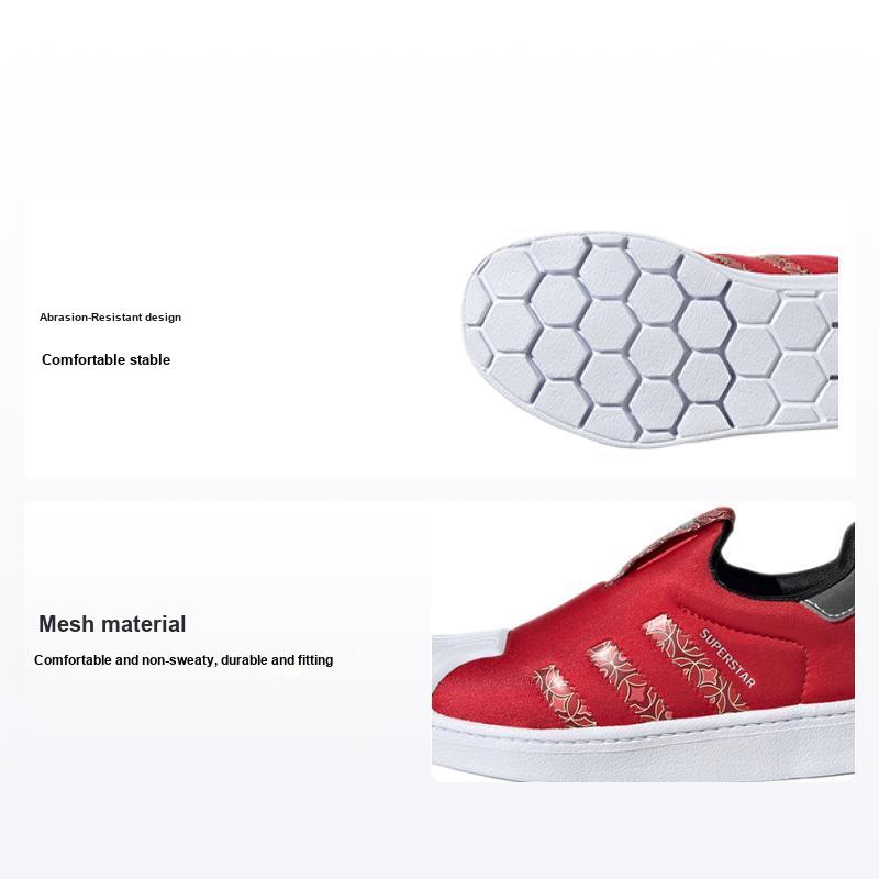 Детские кроссовки adidas Superstar 360 J Chinese New Year Red Scarlet Core-Black GX6340 31