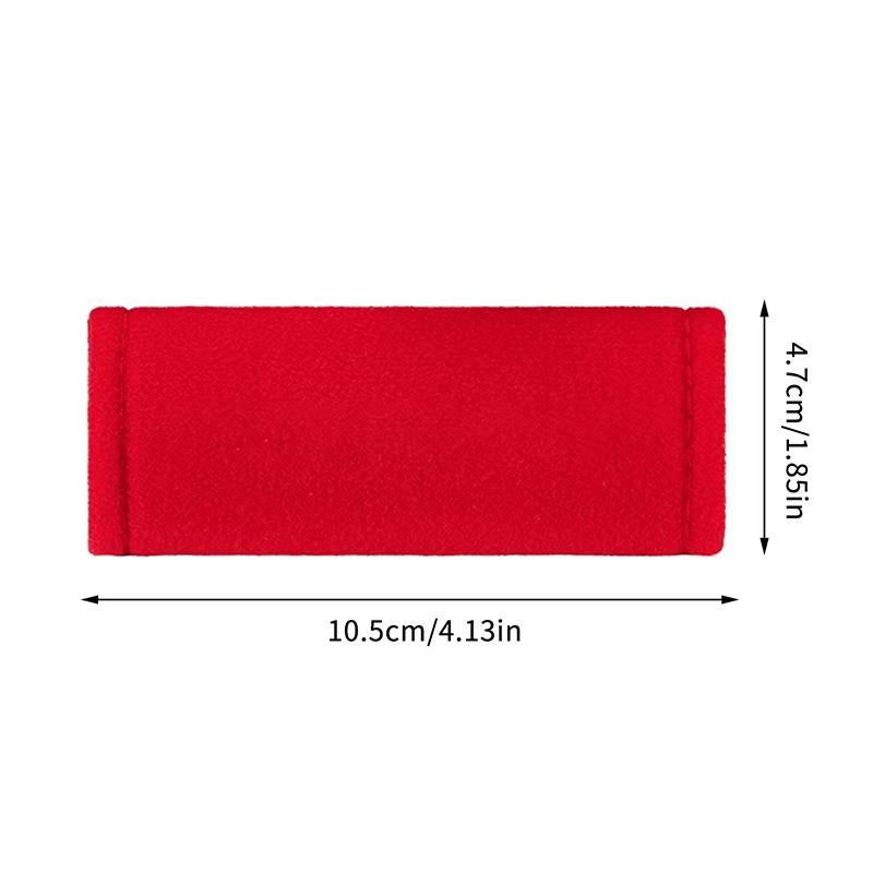 

MOBIDEA Fluff Car Roof Door Handle Protector Car Armrest Cover, Fit For Vehicle Use Can Be Freely Matched To Decorate Your Car червоний