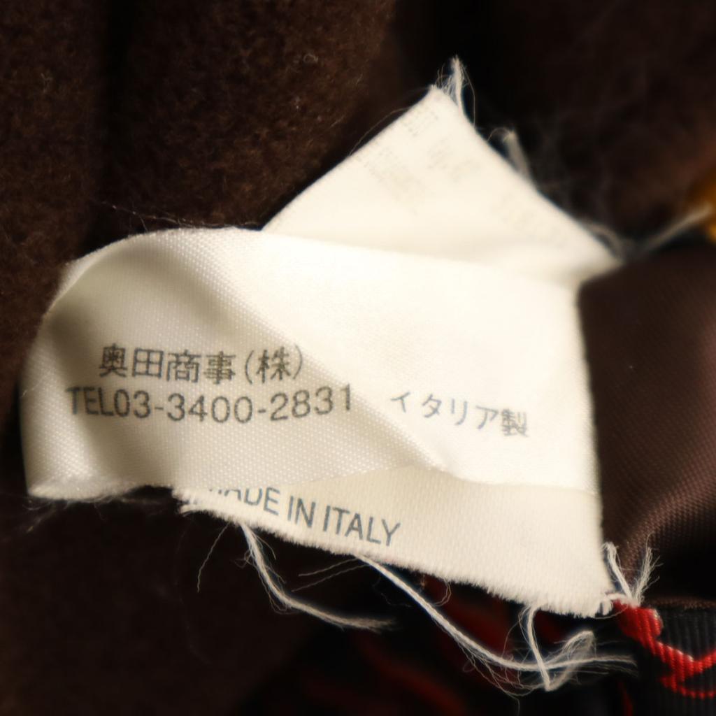 Herno Płaszcz ze stójką ze stali nierdzewnej z mieszanki kaszmiru Wyprodukowano we Włoszech 42 Brązowy Kobiety Używany